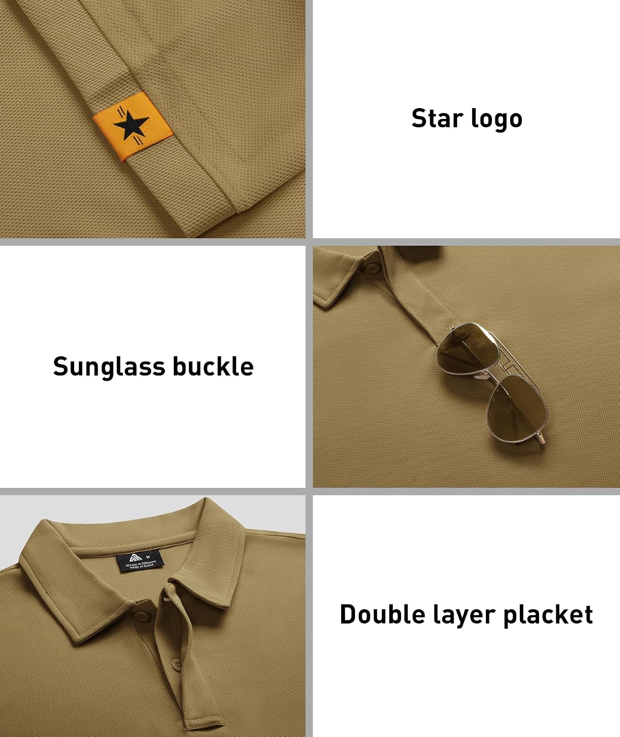 ZITY 3 Pack Mens Golf Polo Shirts Short Sleeve Business Casual T-Shirts