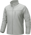 TACVASEN Mens Lightweight Softshell Jacket Fleece Waterproof Windbreaker