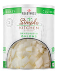 Simple Kitchen Dehydrated Chopped Onions - 250 Servings for Emergency Meal Prep, Gluten Free & Freeze Dried Survival Just Add Water Canned Food, for Camping Meals, Backpacking & Hiking, #10 Can Package