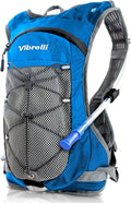 VibrelliVibrelli Hydration Backpack & 2L Hydration Bladder - High Flow Bite Valve - Hydration Pack for Cycling, Running, Hiking