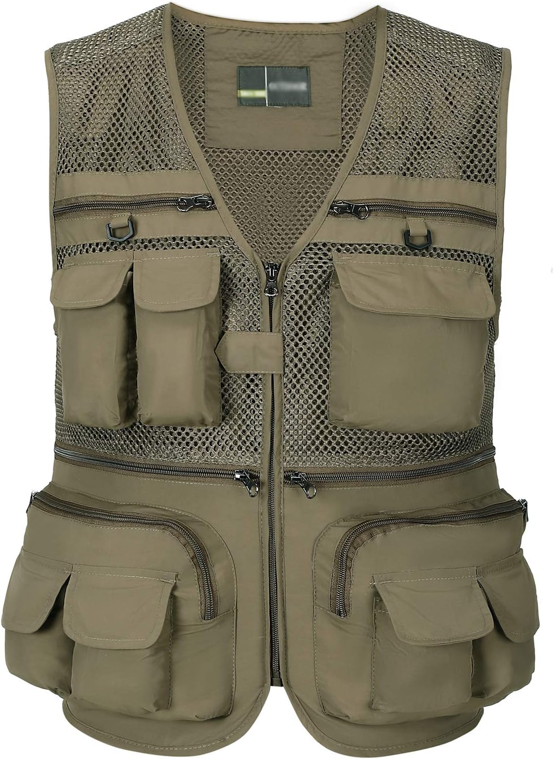 Spanye Mens Outdoor Fishing Vest Safari Travel Photography Vests Jacket Multi Pocket