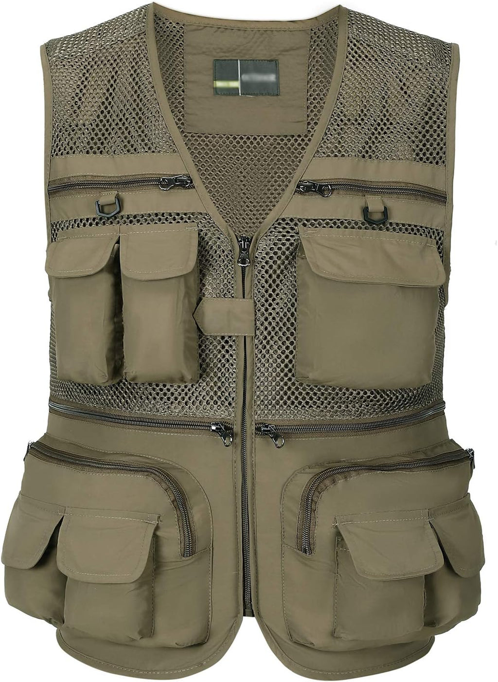 Spanye Mens Outdoor Fishing Vest Safari Travel Photography Vests Jacket Multi Pocket