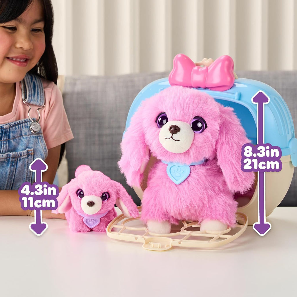 ScruffaLuvs Mom & Baby Scruffs Dachshund Plush Toys, Wash to Reveal
