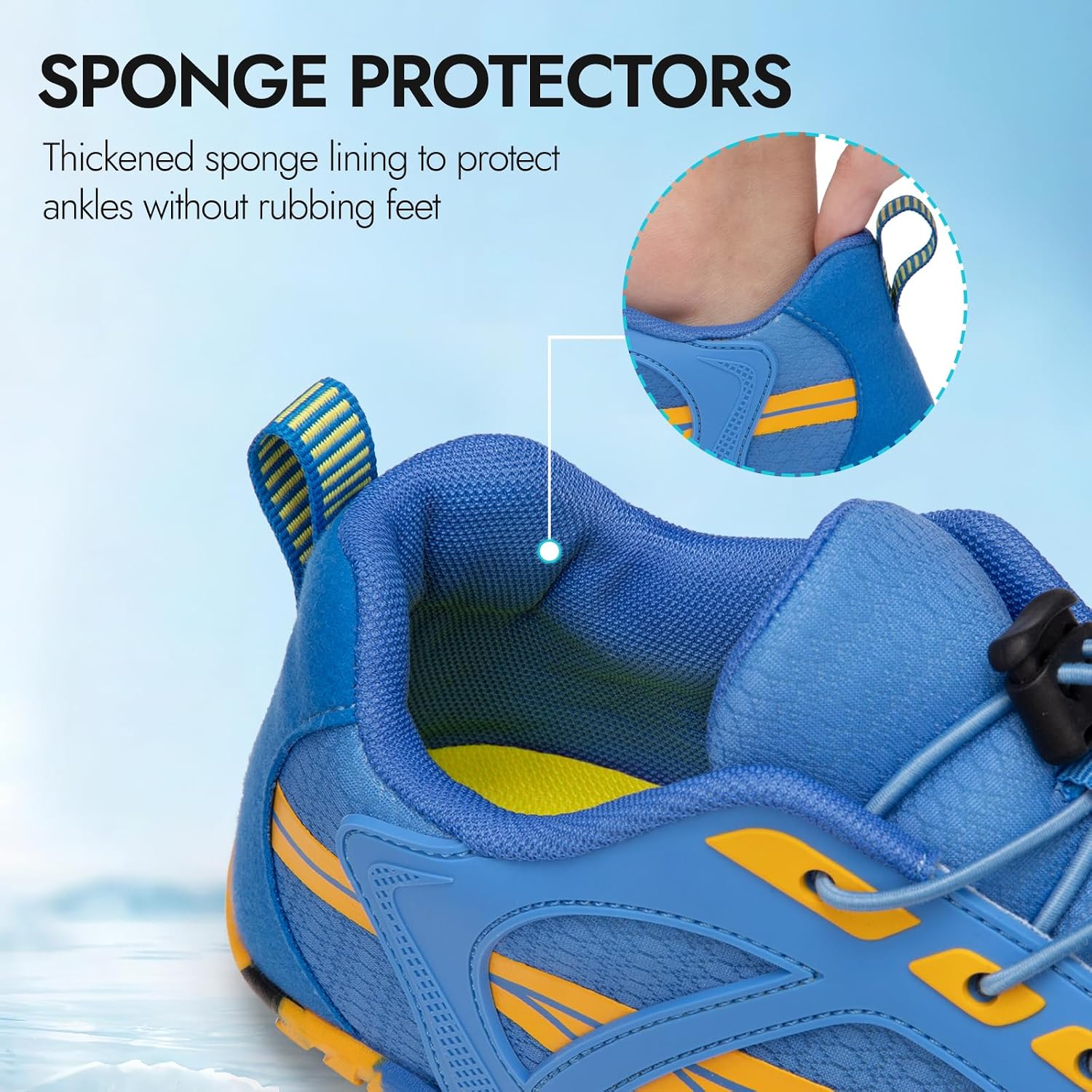 ATHMILE Barefoot Water Shoes Women Men Wide Non Slip Aqua Beach River Pool