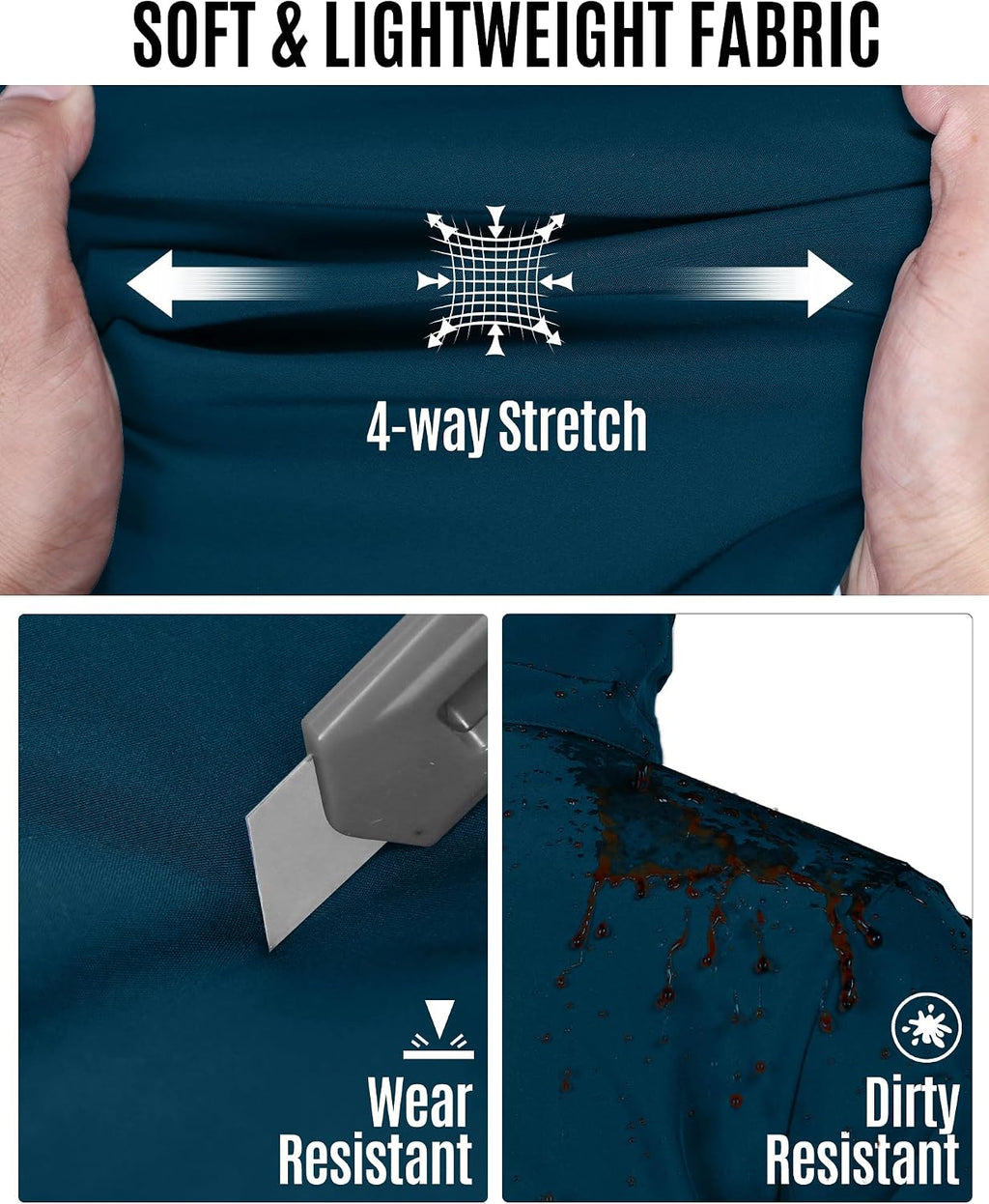 33,000ft Men's Softshell Jacket Hooded Waterproof Windbreaker Rain Jacket
