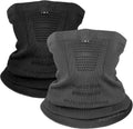AOPREL Winter Neck Gaiter Breathable Neck Warmer Windproof Half-Face Mask