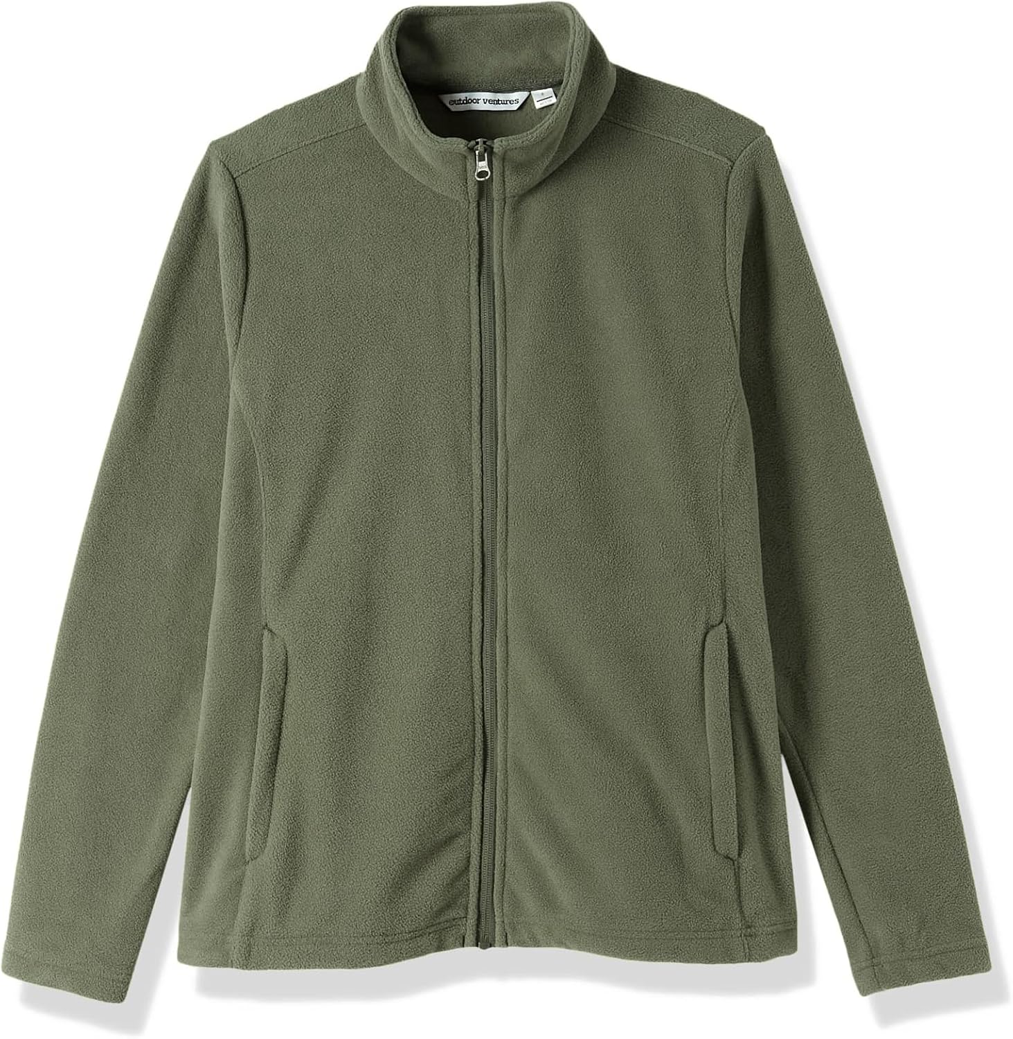 Outdoor Ventures Women's Lightweight Warm Polar Fleece Jacket Zip Up
