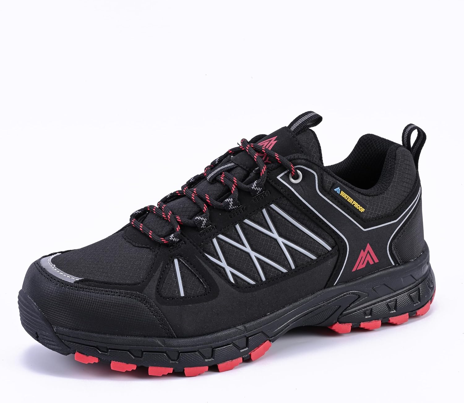 Queday Mens Waterproof Lightweight Hiking Shoes