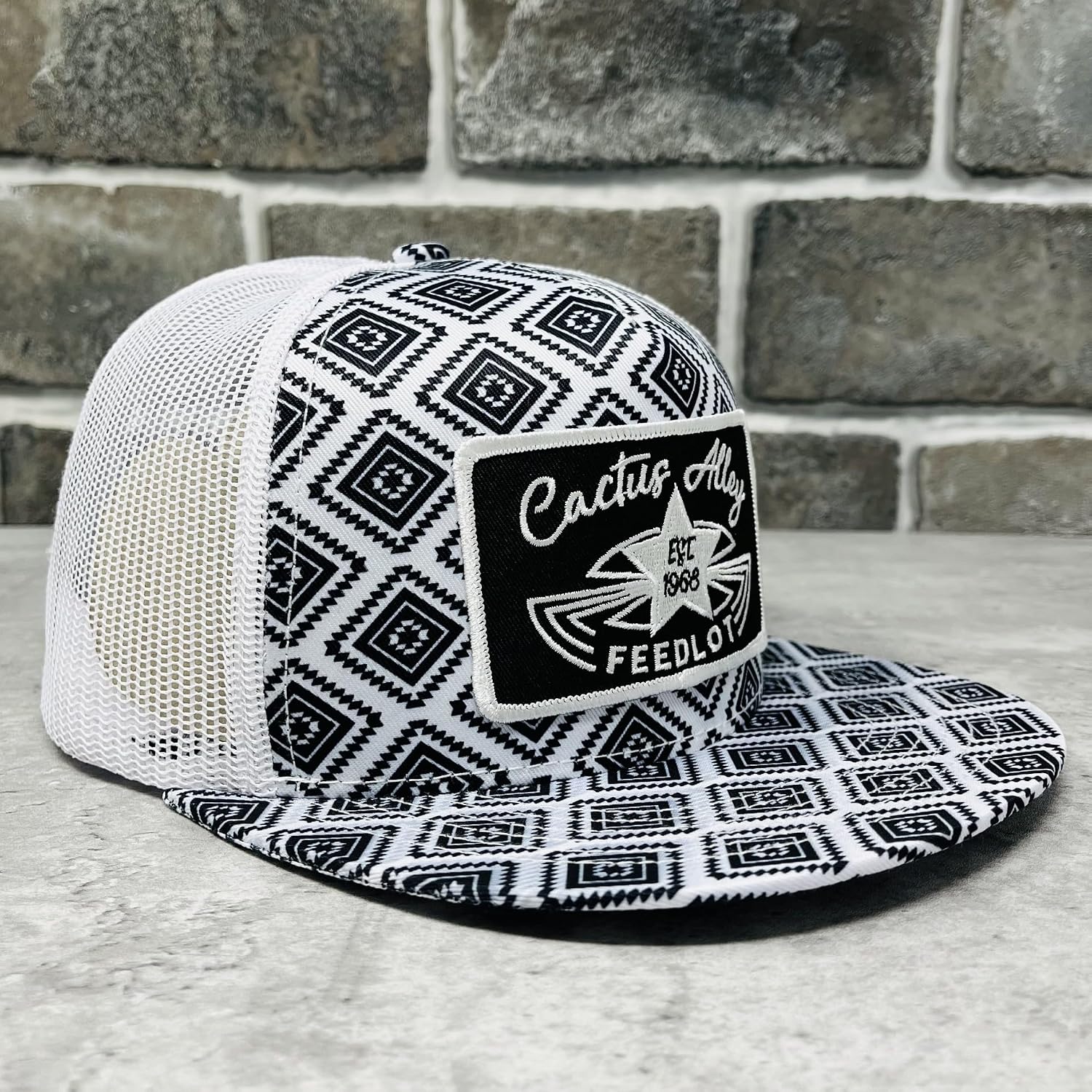 CACTUS ALLEY HAT CO. Western Lifestyle Texas Ranch Rodeo Inspired Adjustable Snapback Patch Hat