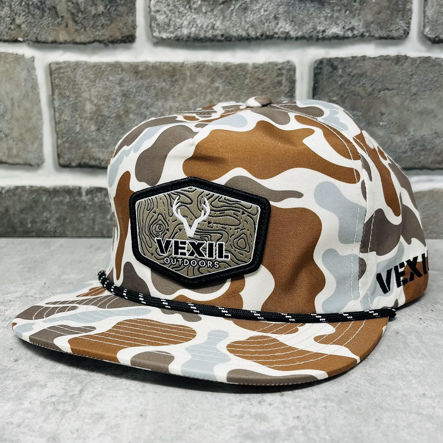 Vexil Unstructured Adjustable Snapback Western Lifestyle Rodeo Southwest Inspired Brand Patch Hat
