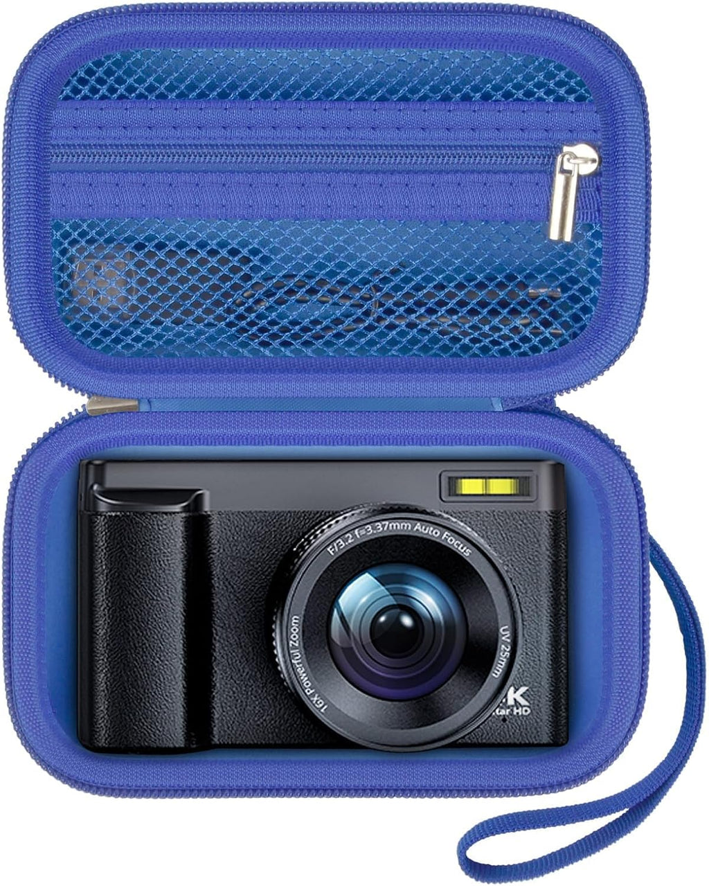 Digital Camera Case for Travelers & Vloggers, Case Only, Blue