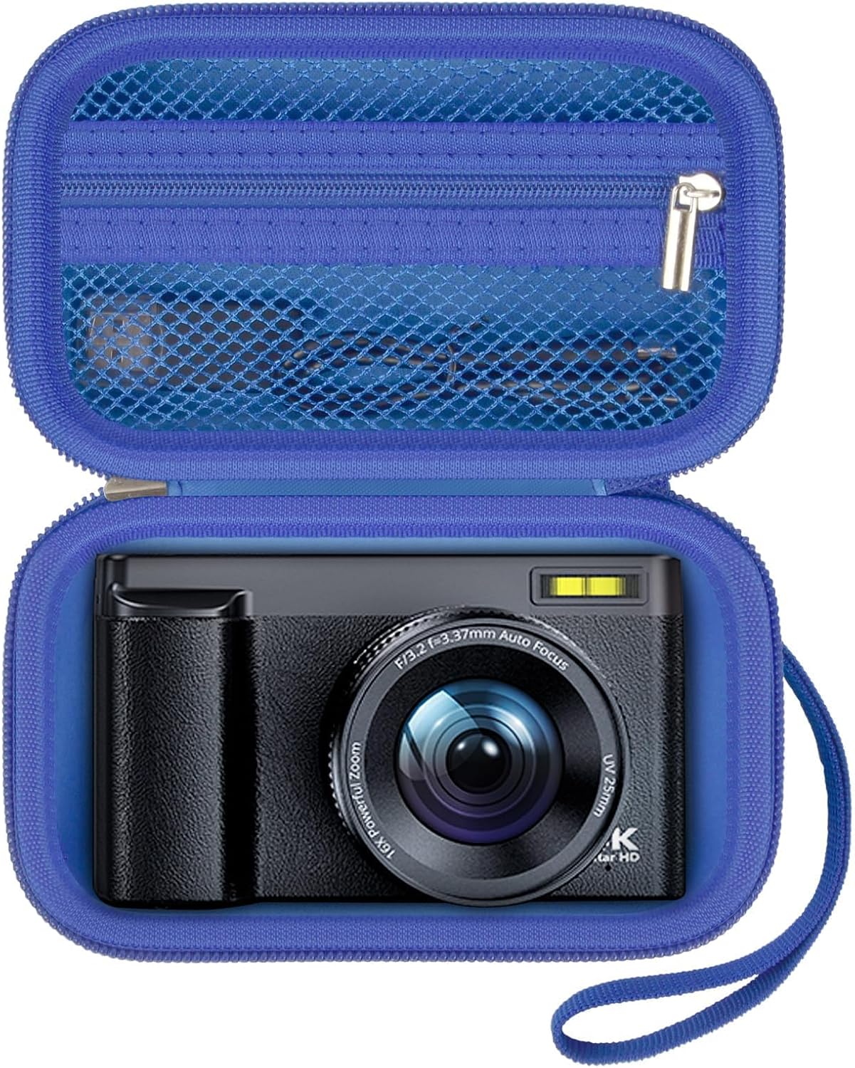 Digital Camera Case for Travelers & Vloggers, Case Only, Blue