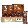 IQBAR Clean Protein Bars, Low Sugar Keto, Chocolate Sea Salt 36-Count