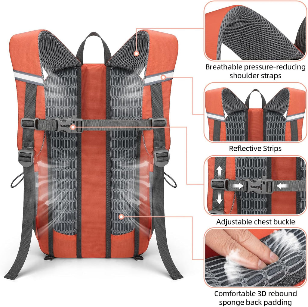 RealCool 20L Lightweight Hiking Backpack, Waterproof Daypack for Camping