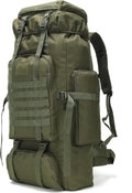 Hiking Backpack for Men 70L/100L Camping Backpack Military Rucksack Molle 3 Days Assault Pack for Climbing