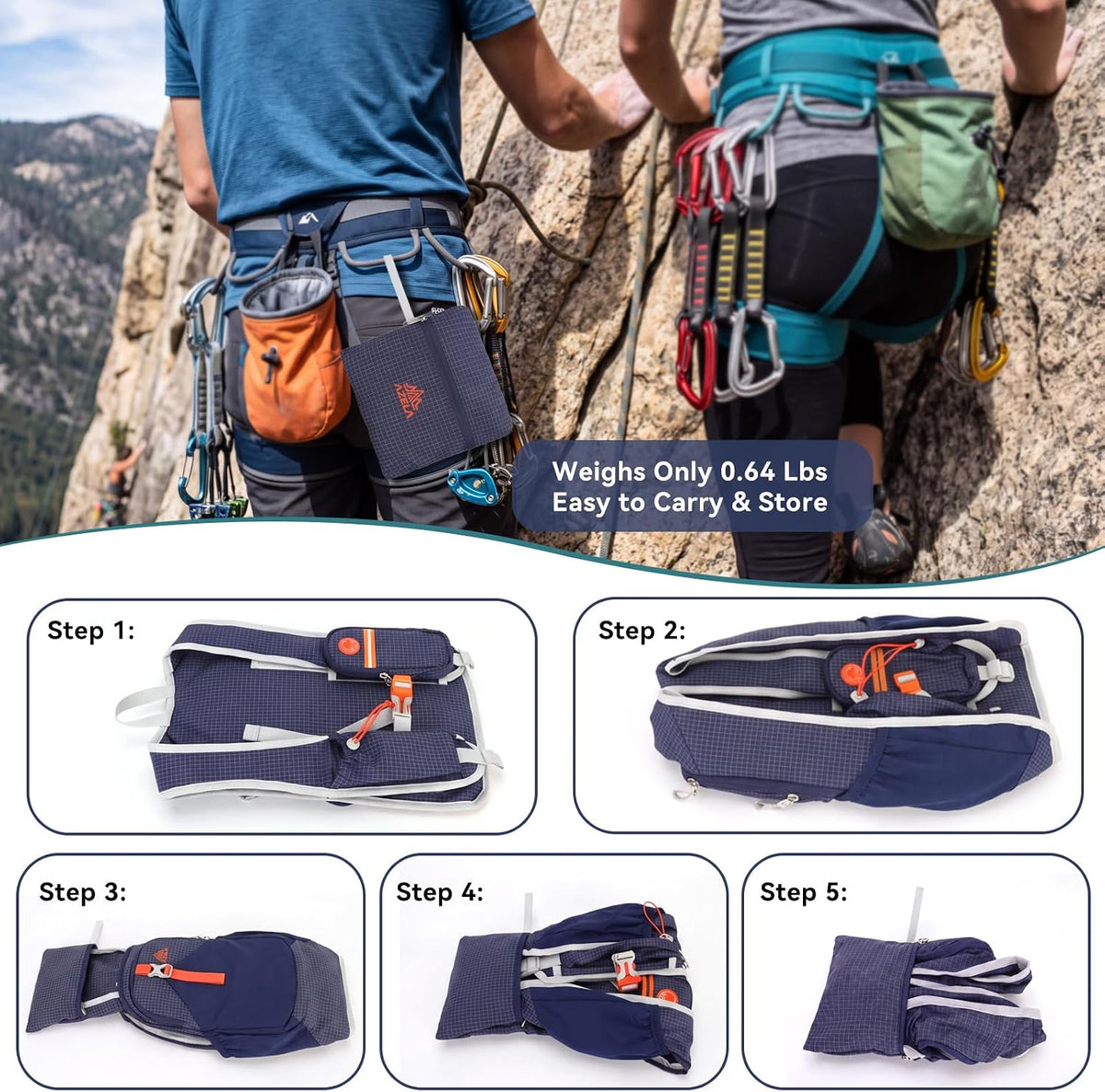 18L Small Hiking Backpack Foldable Ultralight Daypack