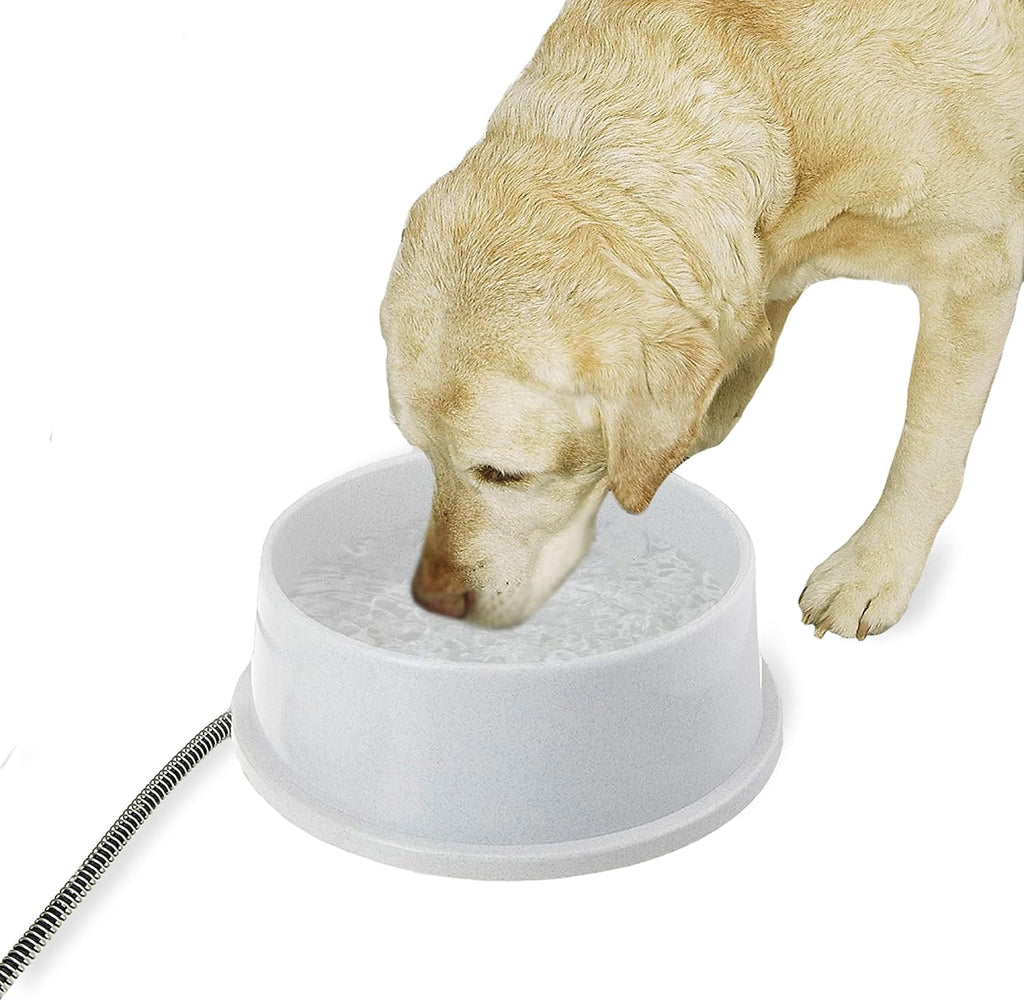 K&H Heated Water Bowl, Thermal-Bowl for Cats & Dogs, Safety Listed, 25W