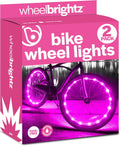 Brightz WheelBrightz LED Bike Wheel Lights - 2026 Edition with Superior Straps & LED-Weatherproof Shield! 14 Colors - Unmatched Durability, Visibility & 48+ Hours of Dazzling Illumination