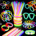 BUDI 467Pcs Glow Sticks Party Favors for Kid Adult Halloween Toys Bulk Pack