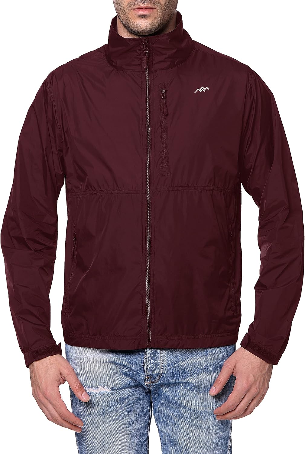 TRAILSIDE SUPPLY CO. Mens Windbreaker Jackets Lightweight Packable Jacket
