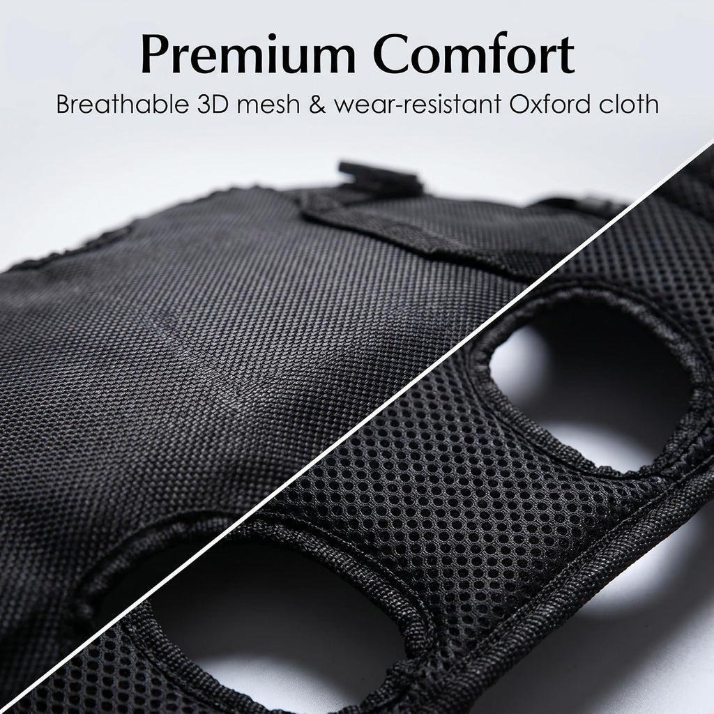 2 in 1 Dog Lift Harness Backpack Carrier, Full Body Support Sling for Senior Injured Disabled Dogs, Adjustable Pet Mobility Aid for Post Surgery Recovery Travel Hiking Car Rides, XL