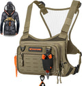 KastKing BaitBoss Water-Resistant Fishing Chest Pack; Fishing Bag for Men