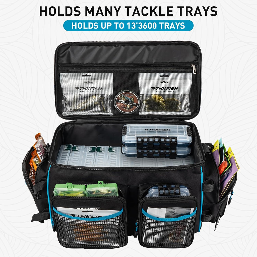 THKFISH Waterproof Large Fishing Tackle Bag for 3600/3700 Tackle Box