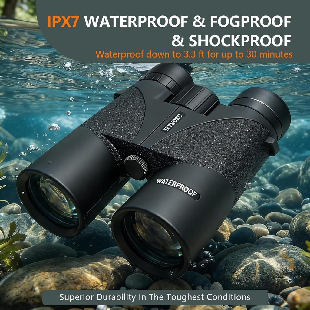 12x42 HD Binoculars for Adults, BAK4 Prism Waterproof Lightweight