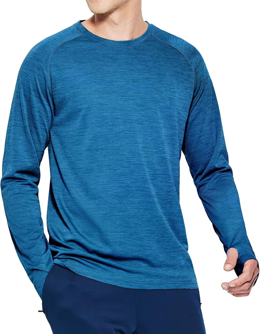 MIER Men's UPF 50+ Rash Guard Long Sleeve Shirts Dry Fit Fishing Running