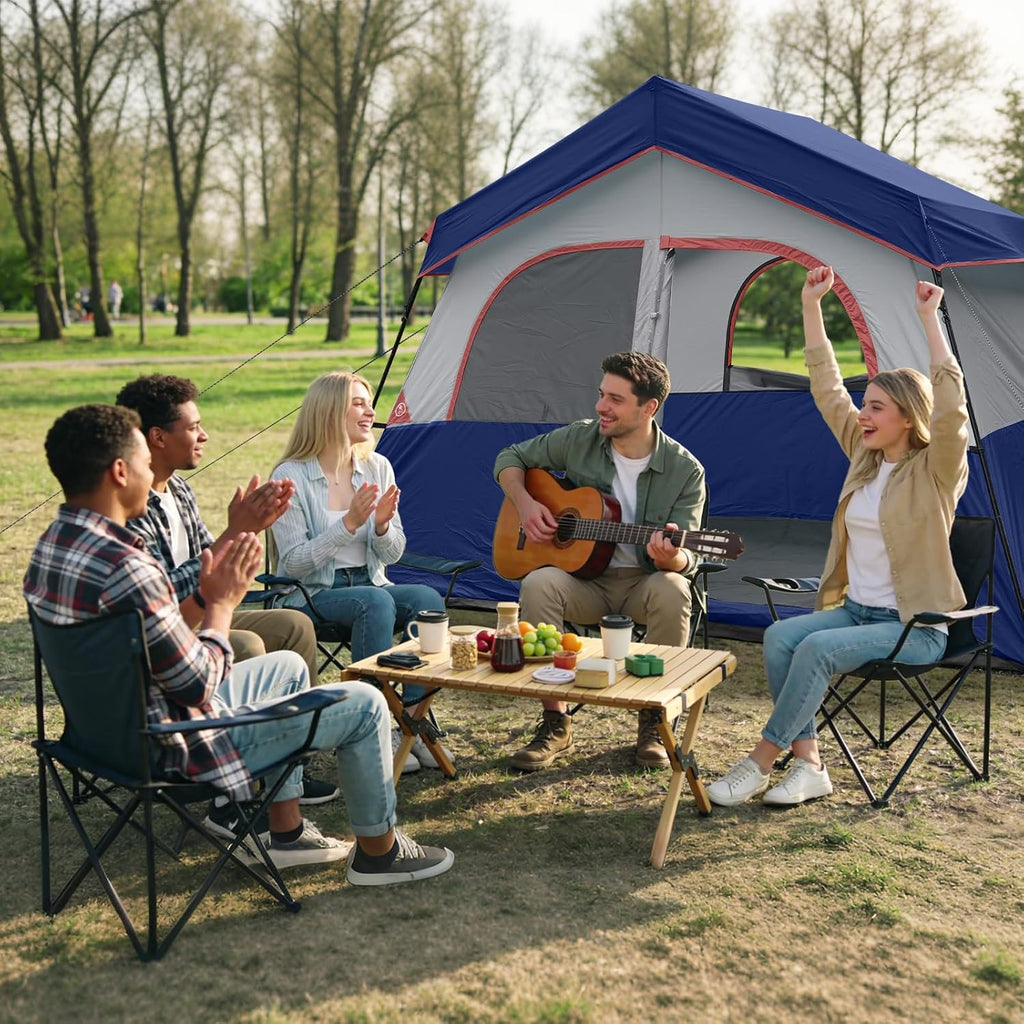 HG 6-8 Person Camping Tent Waterproof Family Cabin Tent for Camping