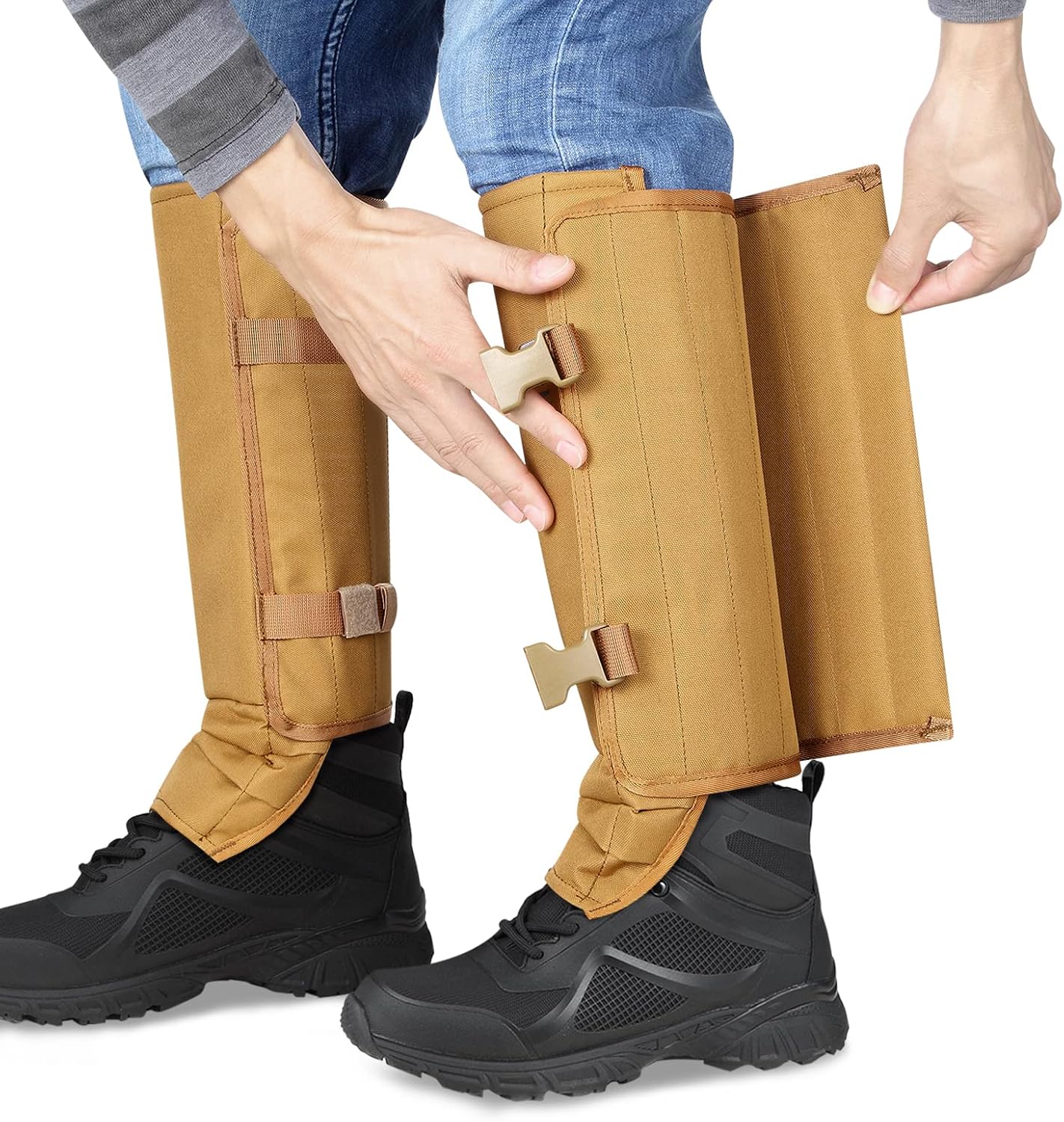 LUCKY CLOVER Snake Gaiters, Waterproof Snake Guards Bite Protection for Lower Legs, Snake Proof Gaiters Fit for Men & Women