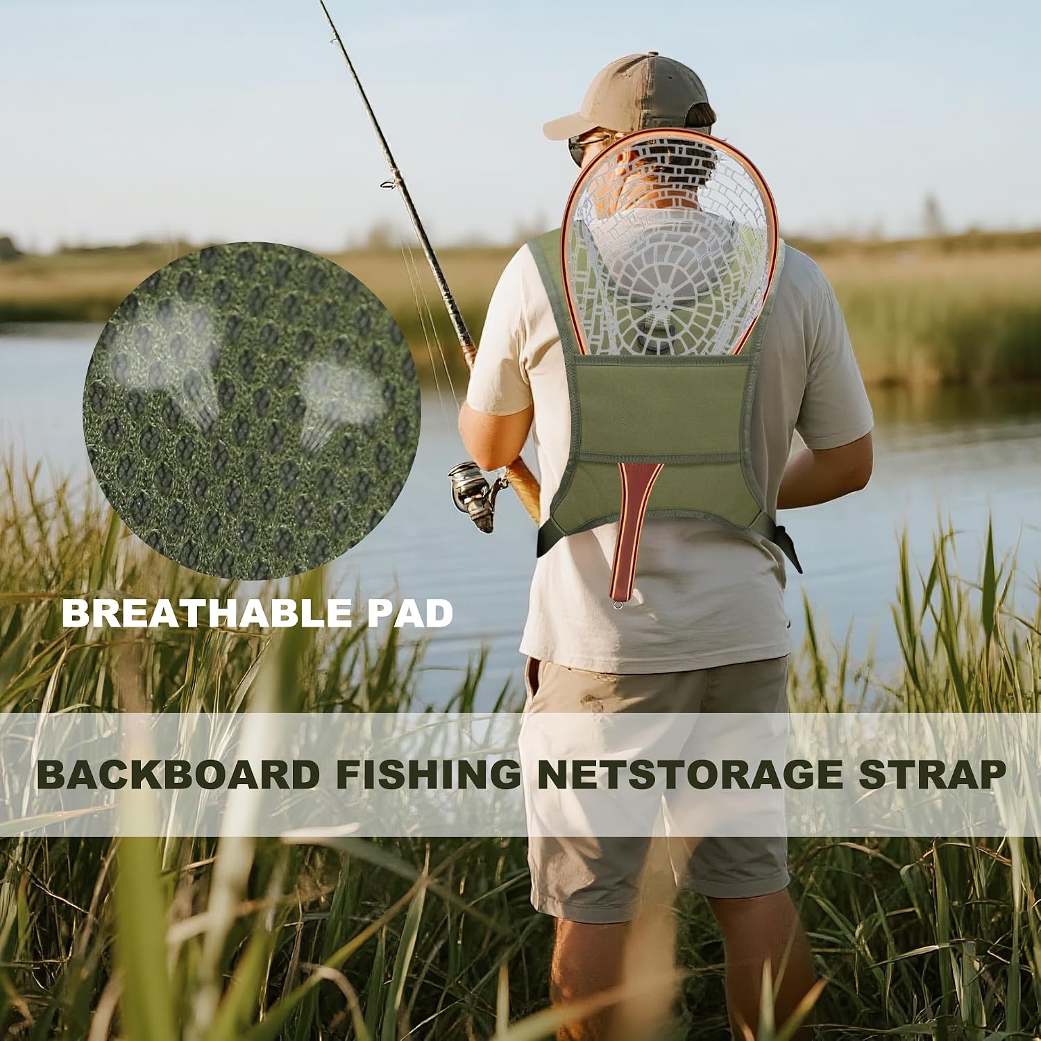 MYDAYS Fishing Chest Pack, Fly Fishing Bag for Men and Women, Tackle and Fly Boxes Storage Pack, Hunting Binocular Pack (Green)