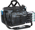Ghosthorn Waterproof Fishing Tackle Bag with 4 3600 Boxes Lure Organizer