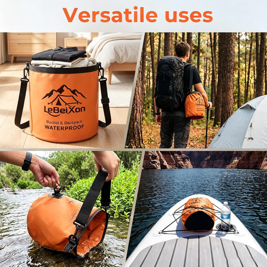 Portable Shower for Camping, Lvl.3 Filter, 12-Person Shower, 1.6GPM, IPX8