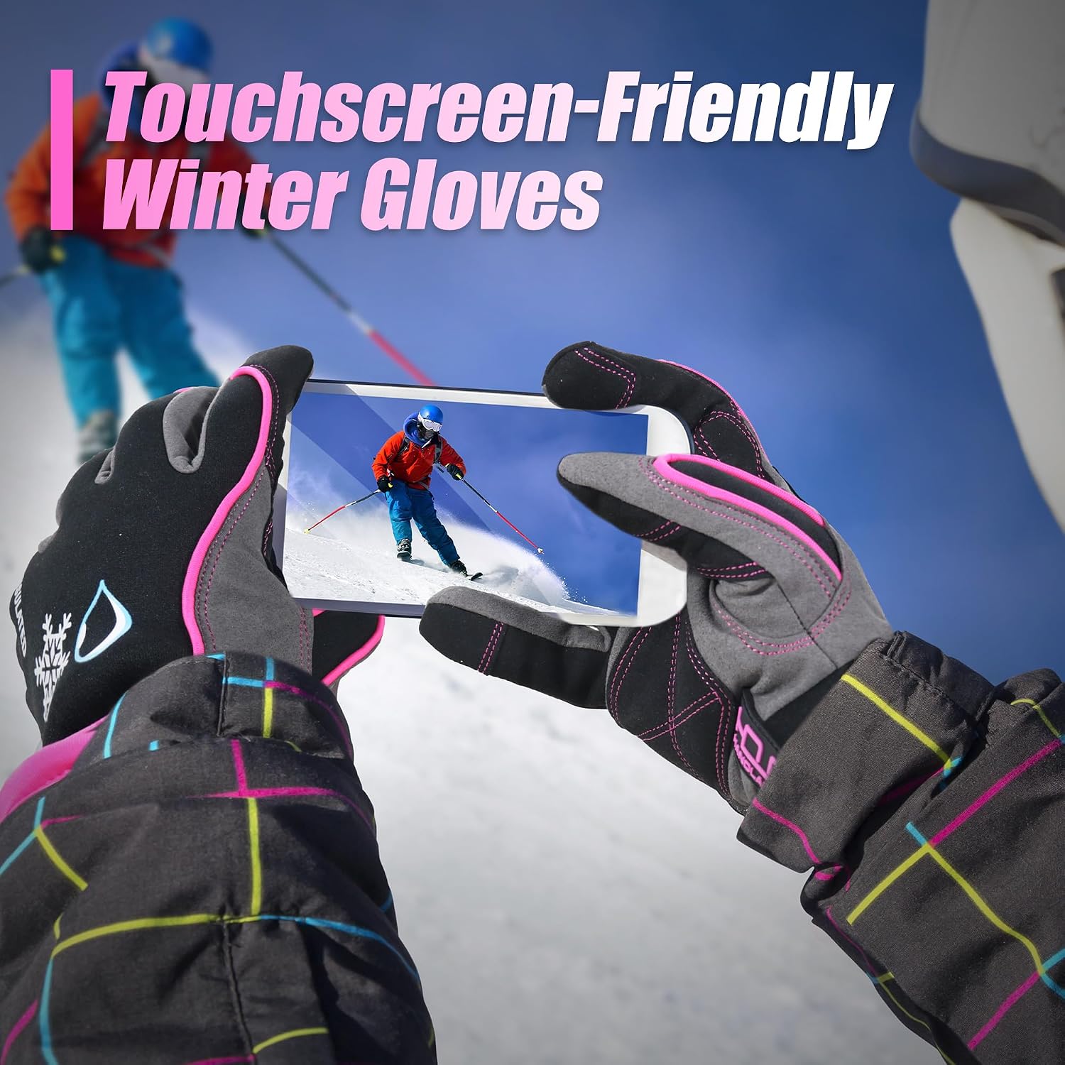 HANDLANDY Winter Work Gloves, 3M Thinsulate Waterproof Insulated Glove for Men Women