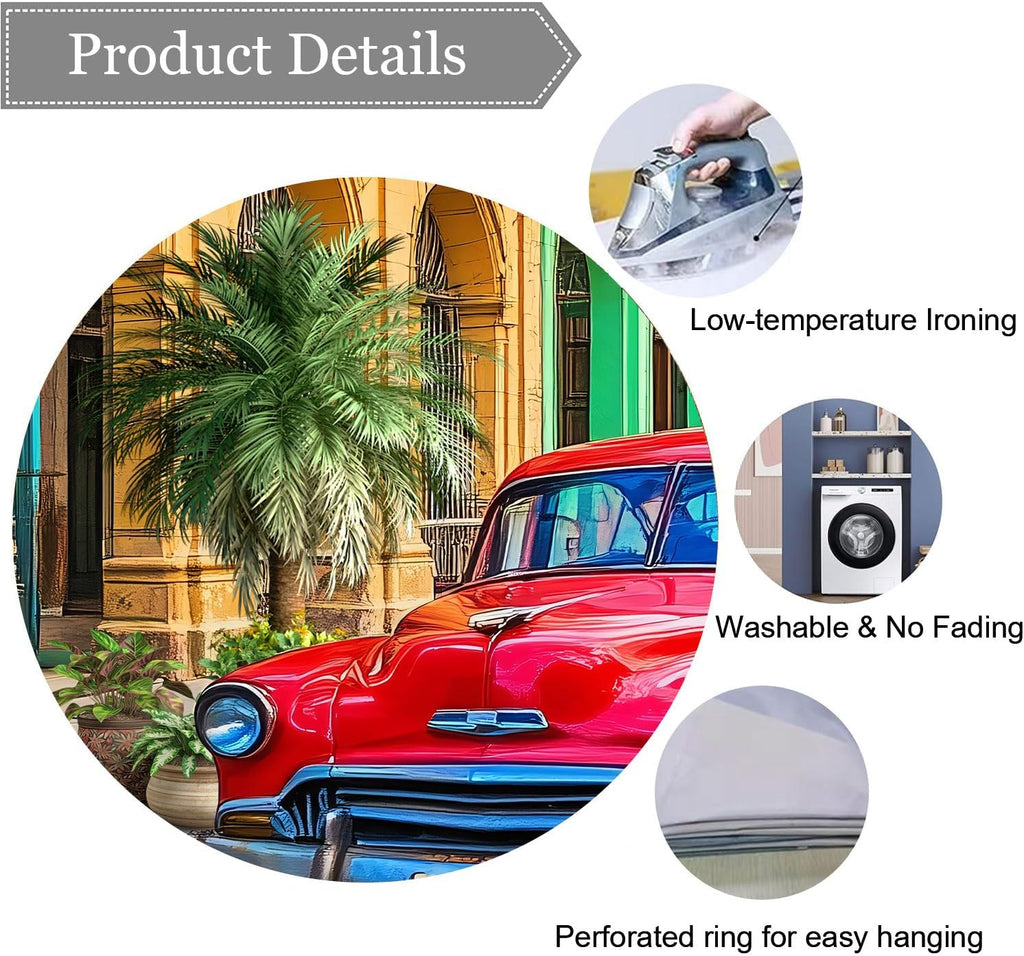 Cuba Street Backdrop Havana Urban Scenery Photography Background