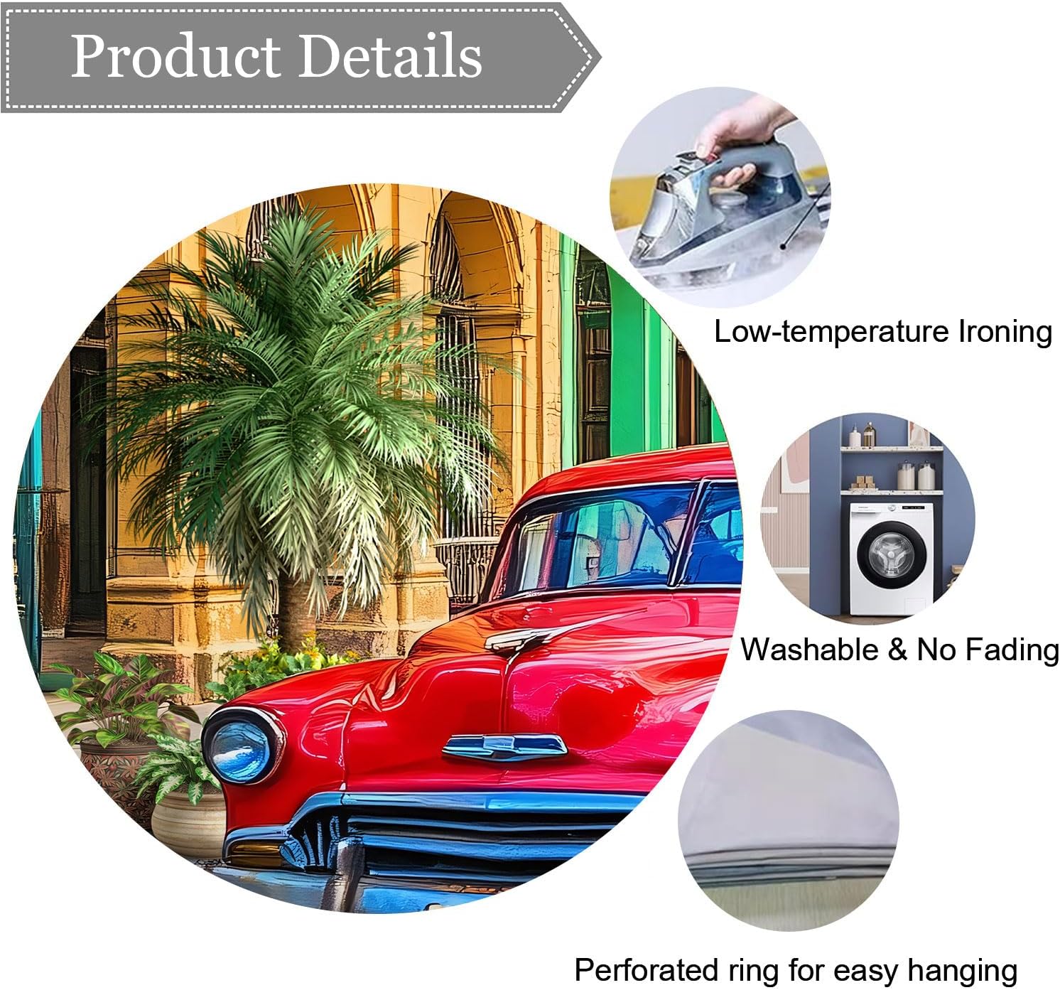 Cuba Street Backdrop Havana Urban Scenery Photography Background