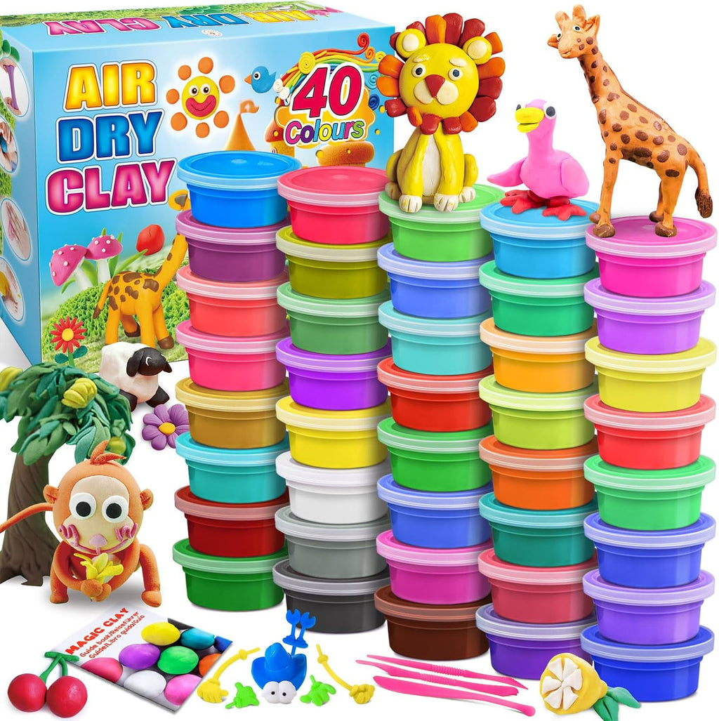 Modeling Clay Kit, 24 Colors Air Dry Clay