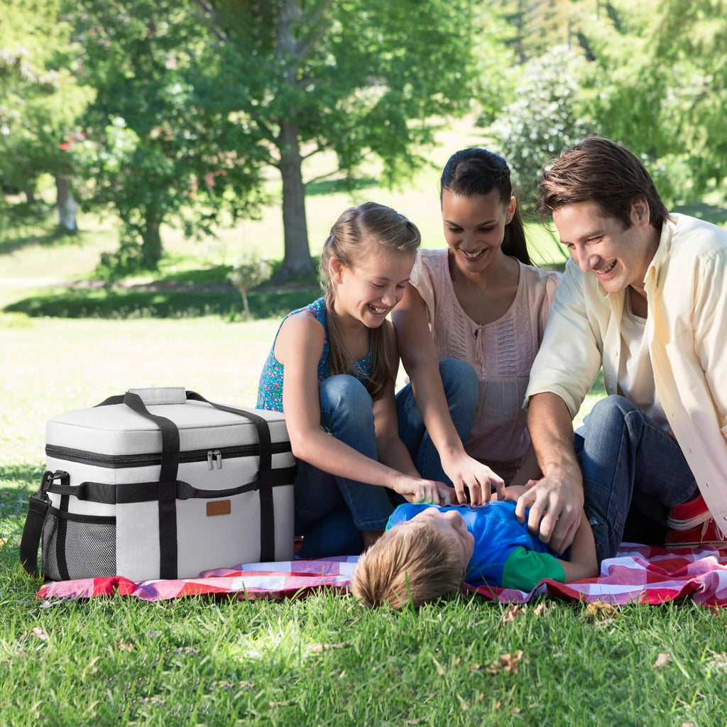 Lifewit 30/48/72 Can Soft Cooler Bag, Large Insulated Picnic Lunch Bag Box