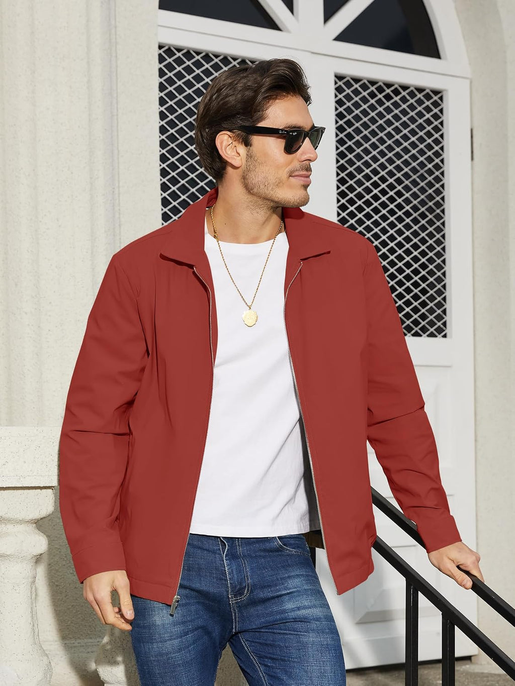 TACVASEN Men's Lightweight Jacket Fall Water-repellent Windbreaker Jackets