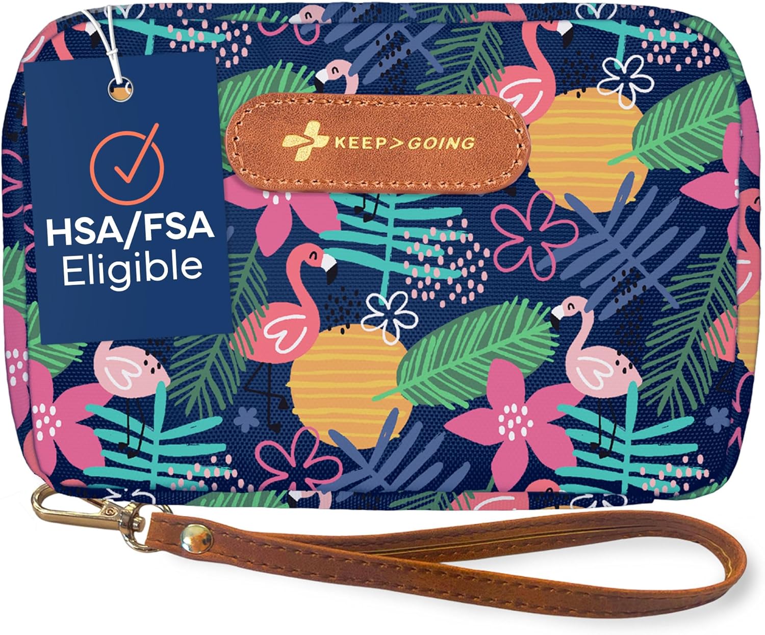 KeepGoing Travel First Aid Kit for Kids, 130 Pc. TSA-Approved Travel Size