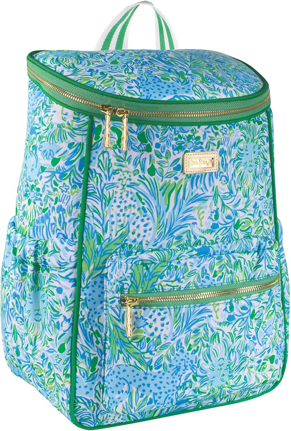 Lilly Pulitzer Insulated Backpack Cooler, Lime Feeling Good
