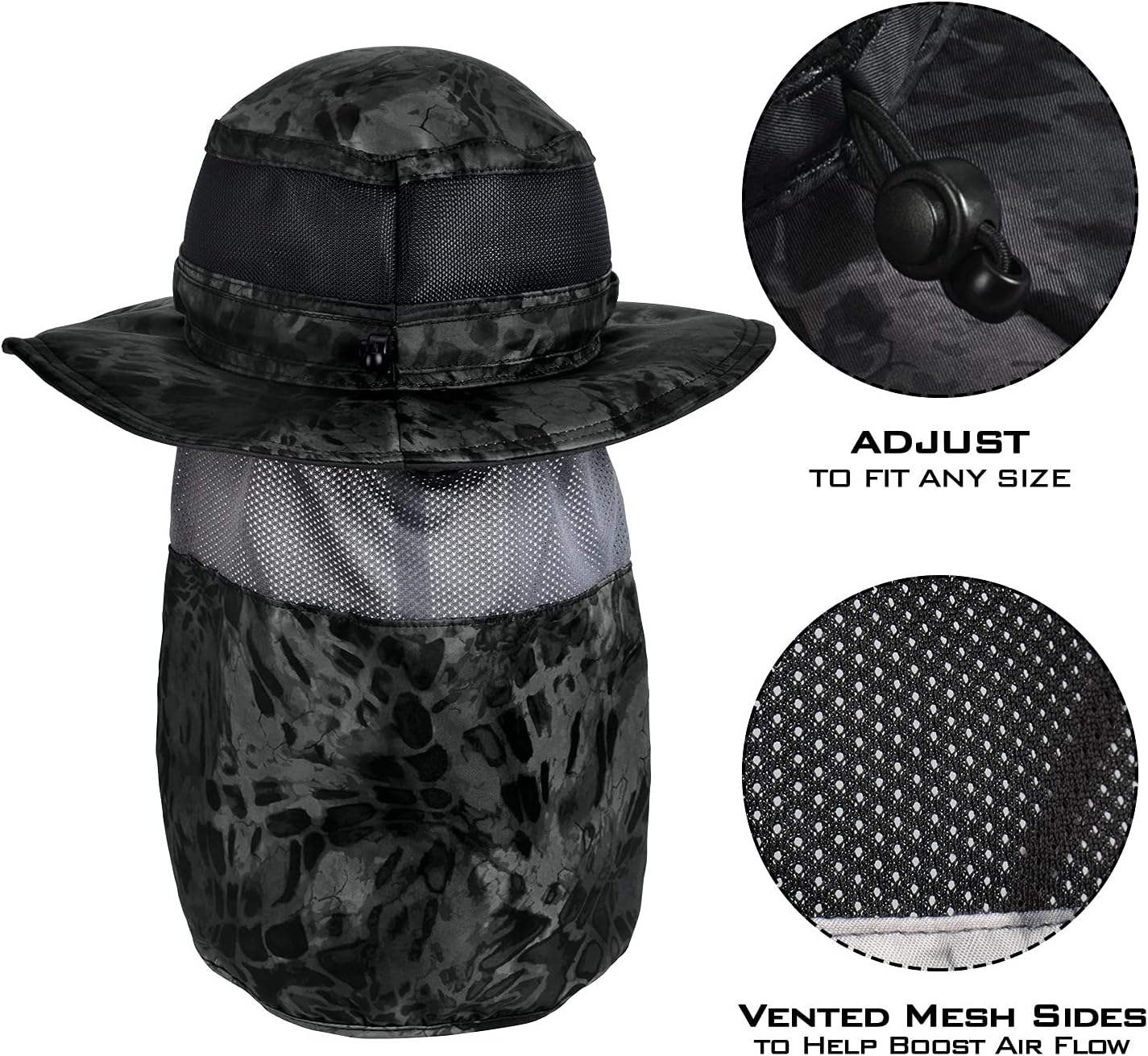 KastKing Sol Armis UPF 50 Boonie Hat for Sun Protection, Men Women