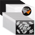 YixangDD 40 Pack Stamp and Die Storage Bag with Magnetic Sheets