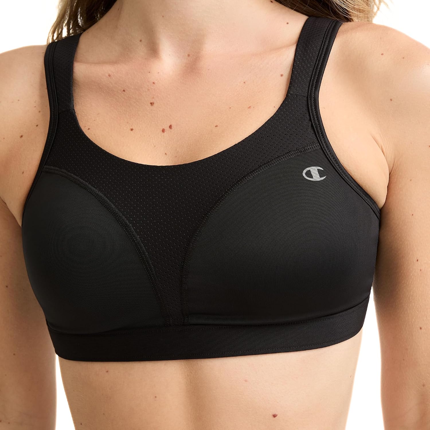 Champion Women's Sports Bra, High-Impact, Maximum Support, Breathable, Moisture-Wicking Fabric