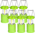 6-Pack Mini LED Green Camping Lantern