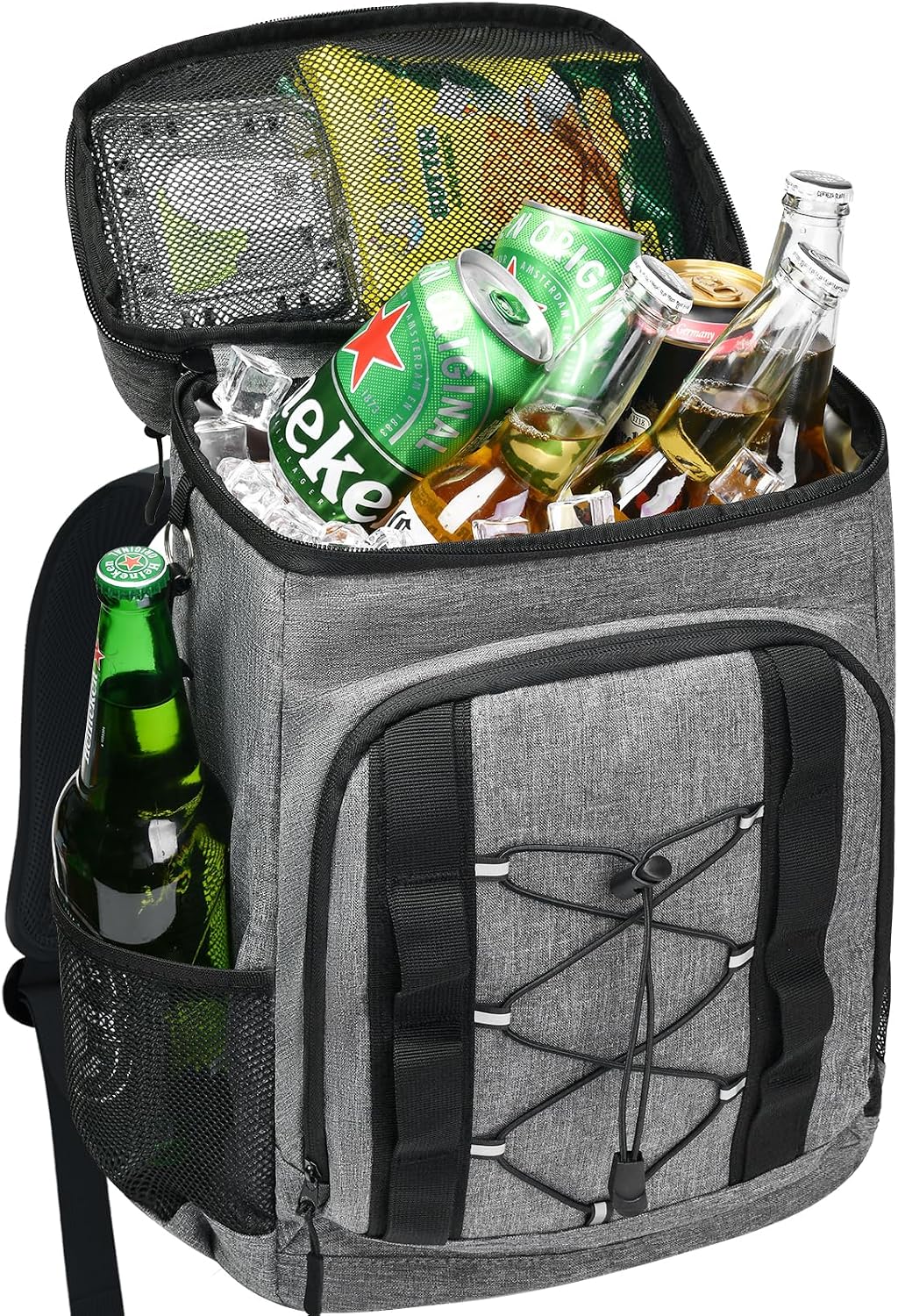 33 Cans Insulated Backpack Cooler - Leakproof Waterproof Lightweight Soft Coolers Bag for Camping Picnic Hiking Beach and Lunchbox Backpacks Bags-Leak Proof Ice Chest Back Pack