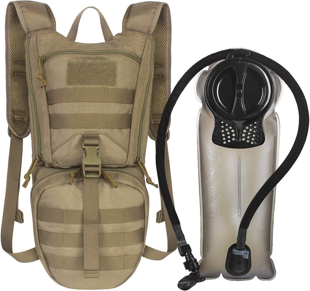 Unigear Tactical Hydration Backpack with 3L Water Bladder, Molle Backpack