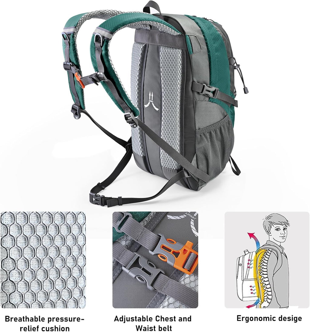 N NEVO RHINO Hiking Backpack,20L Waterproof Hiking Outdoor Daypack