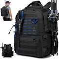 50L Fishing Backpack with Rod Holders, Tackle Box Backpack